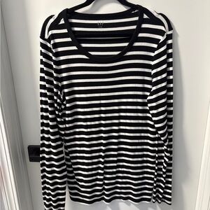 GAP Striped Long Sleeve Top